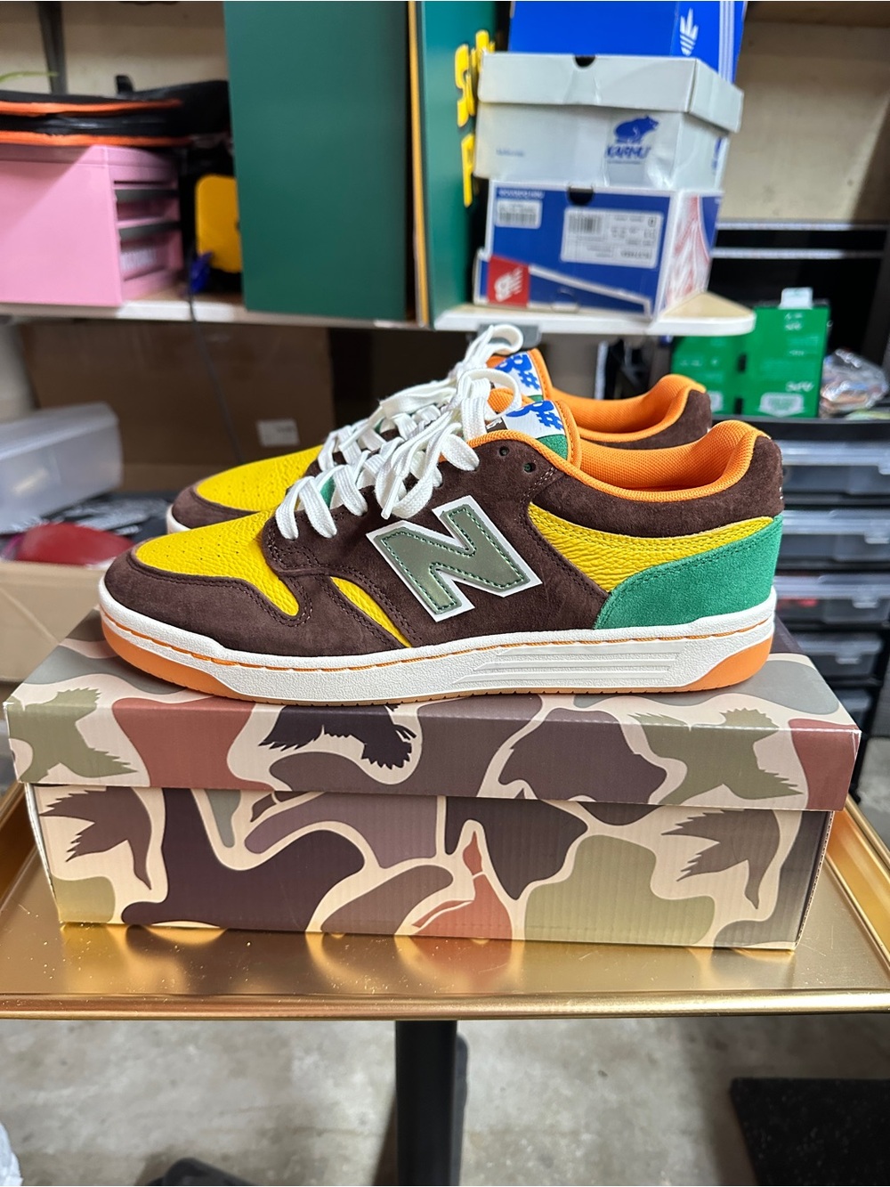 Rukus x New Balance Numeric 480 Mallard Duck Mens Size 10.5